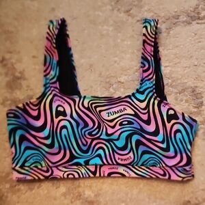 Zumba Fitness Colorful Bikini Top